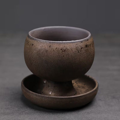 Oriental Vintage Handcrafted Ceramic Cup