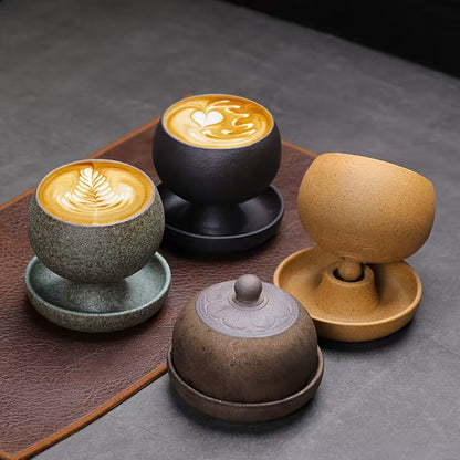 Oriental Vintage Handcrafted Ceramic Cup