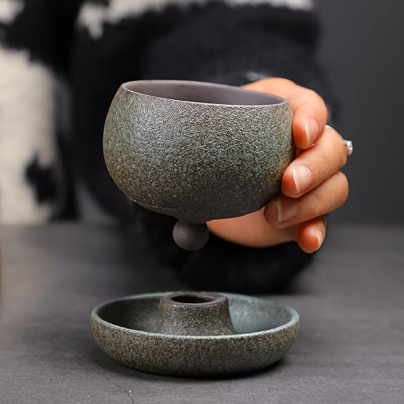 Oriental Vintage Handcrafted Ceramic Cup